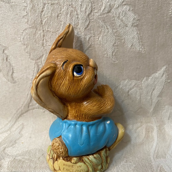 Vtg Pendelfin Stone Crafted “The Thumper” Figure Burnley England Bunny Rabbit - Picture 3 of 12